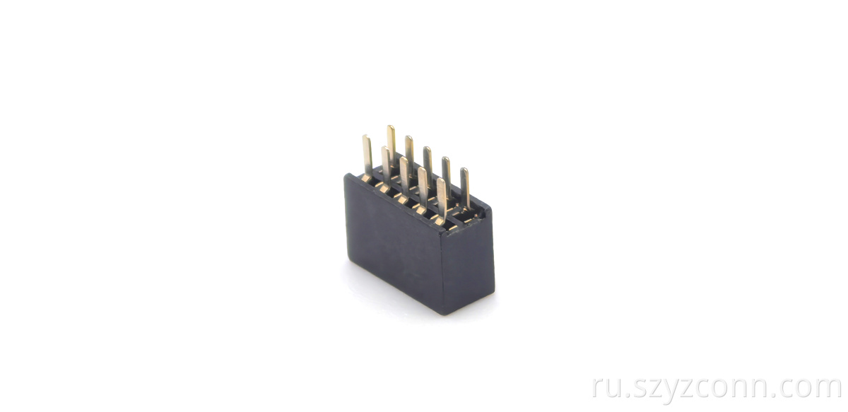 1.27mm female header h4.3mm